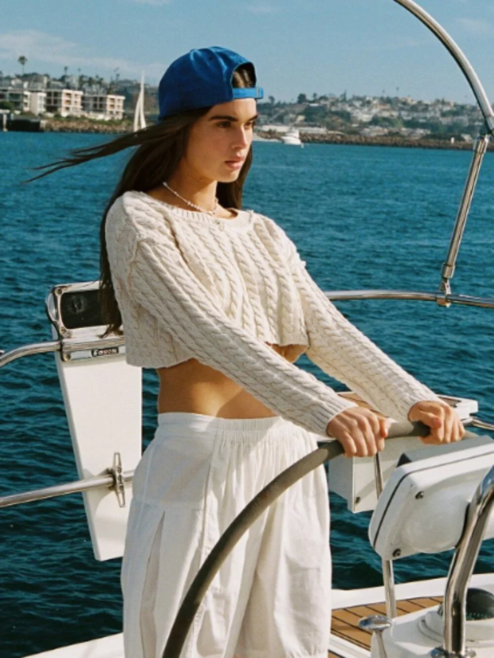Tuesday Cable Crop Sweater - Free People